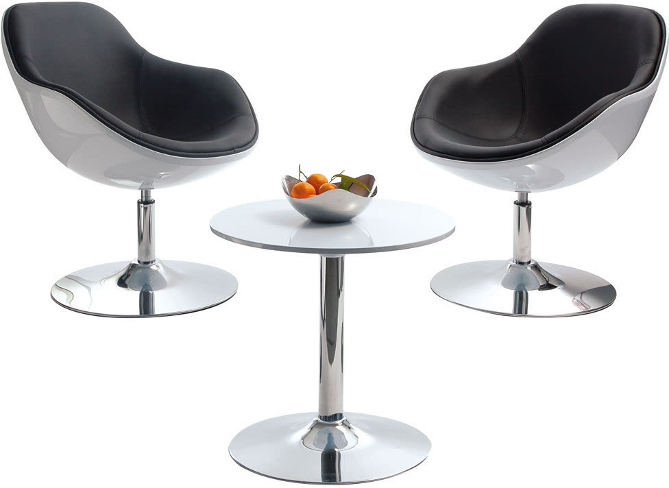 Prato Loungebord Ø 60 cm hvid