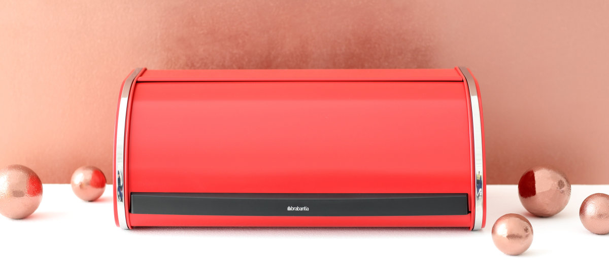 Brabantia Roll Top | Brødkasse | Rød