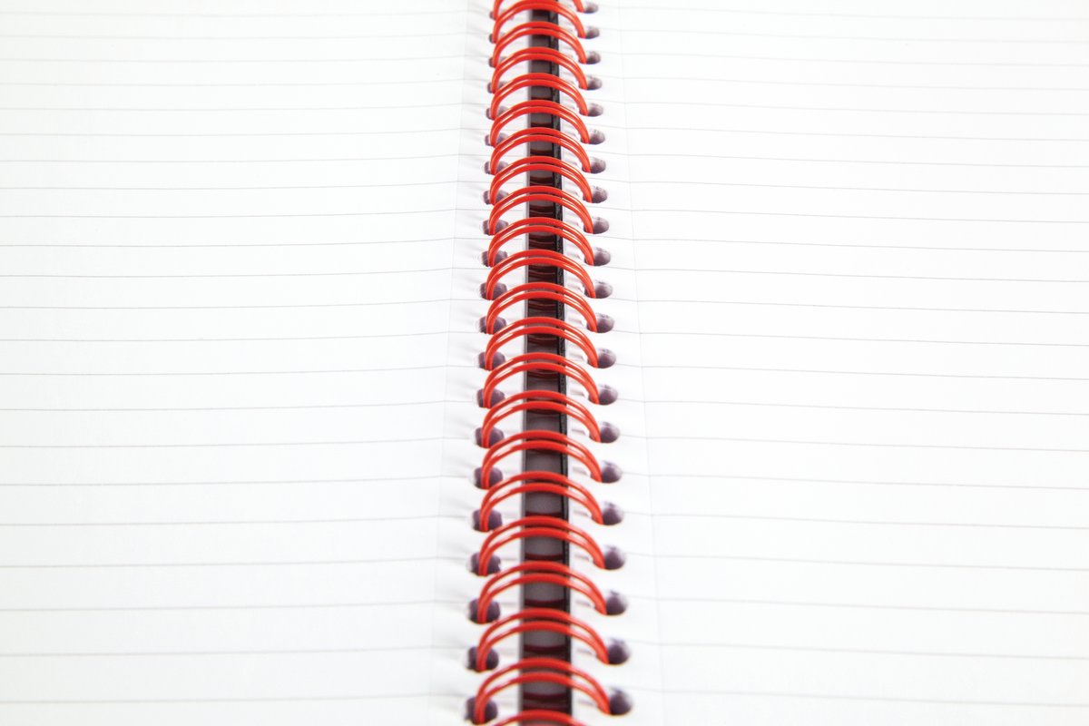 Oxford Black n'Red Spiralbog | A5 | Linjeret