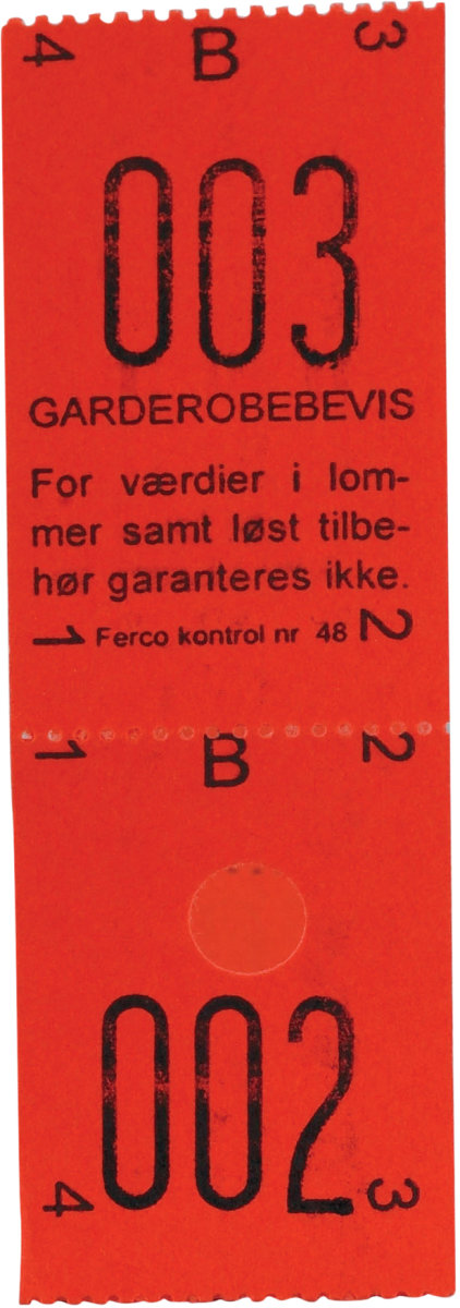 Garderobemærker | 500 stk. | Ass. farver