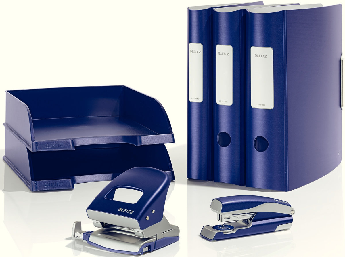 Leitz Style brevordner 80 mm, blå