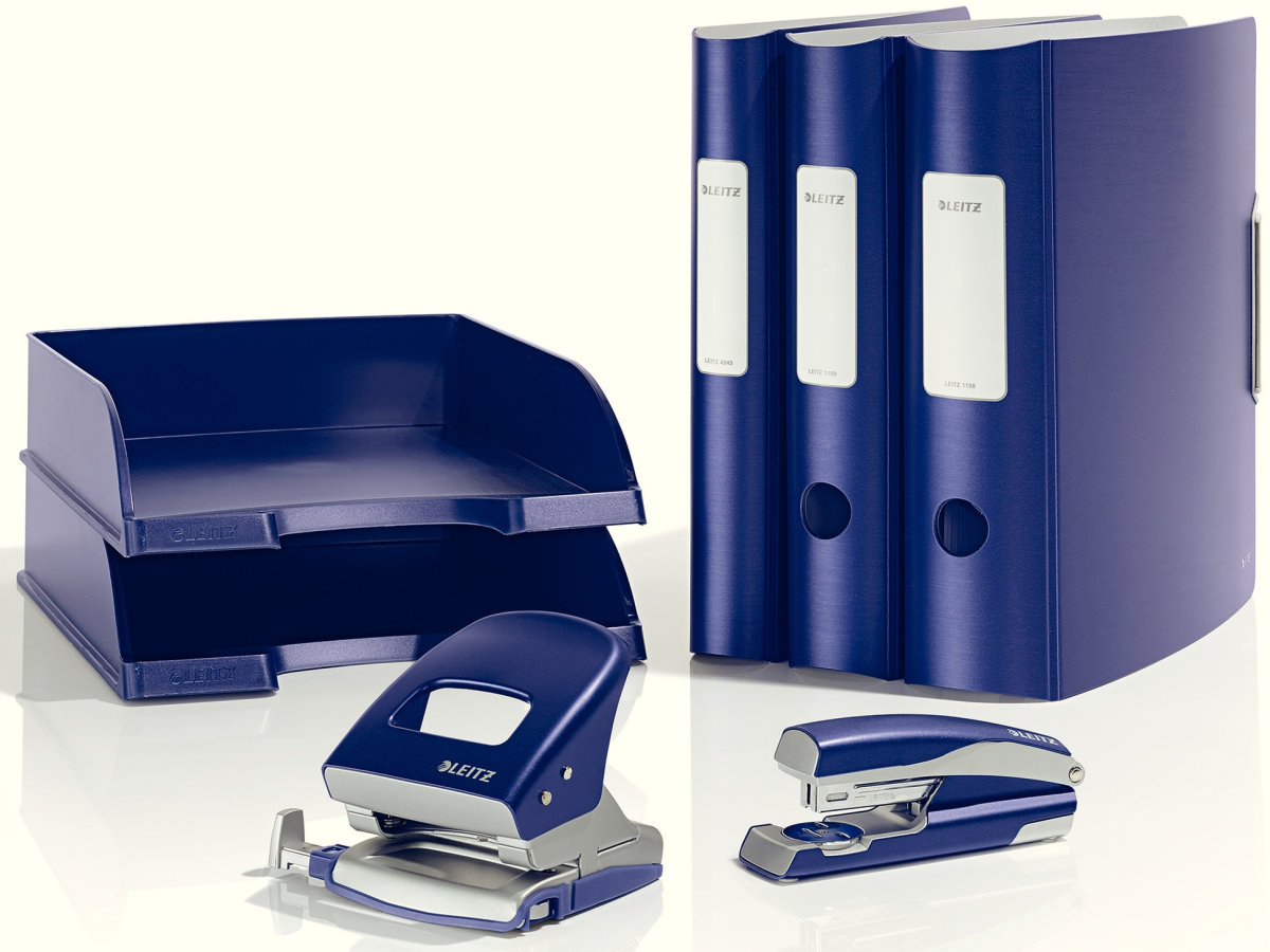 Leitz Style brevordner 60 mm, blå