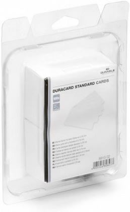 Duracard standard plast-kort 0,76 mm, 100 stk