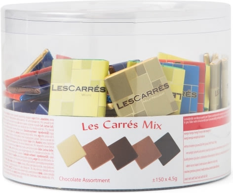 Les Carrés Chokolademix, 150 stk.