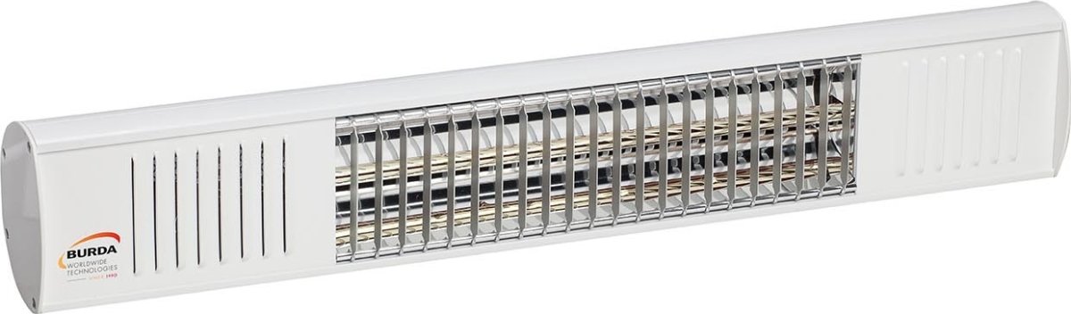 Burda Term2000 terrassevarmer, L:61,5 cm, Hvid
