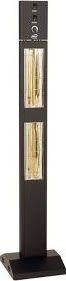 Burda Smart Tower terrassevarmer, H:126 cm, sort