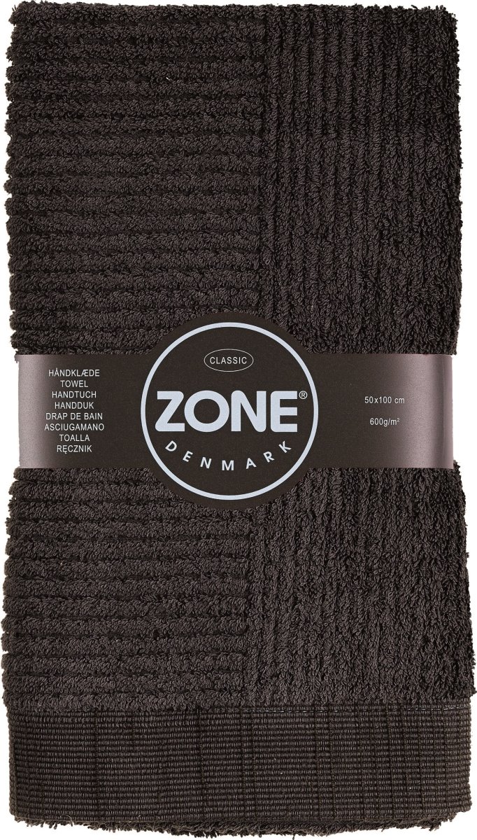 Zone Classic håndklæde 50x100cm, sort