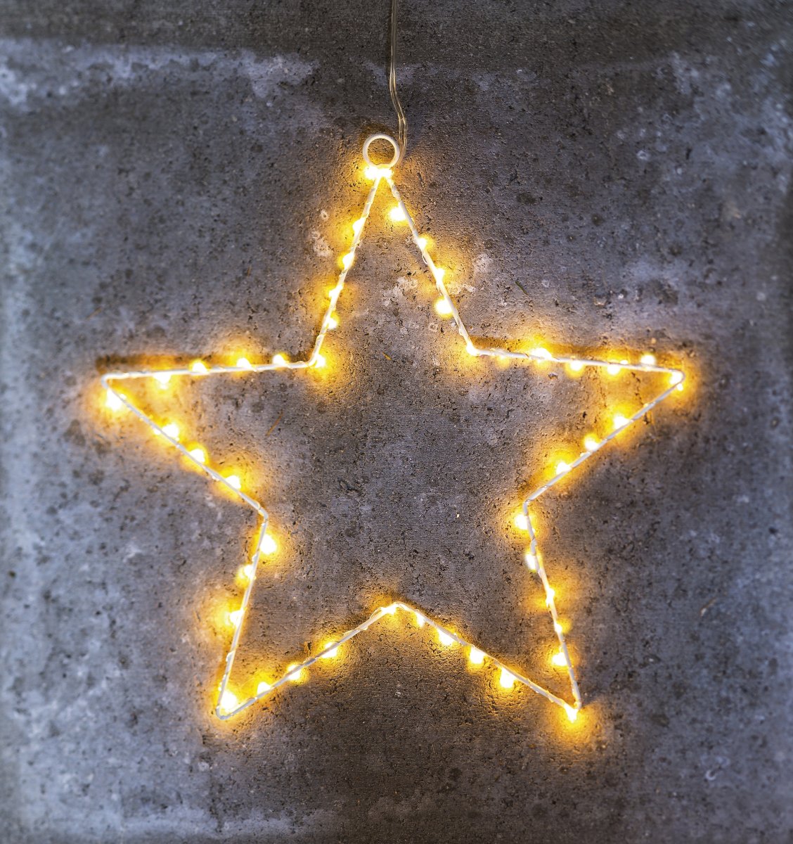 Liva Stjerne, 80 LED, Hvid, Ø 70 cm