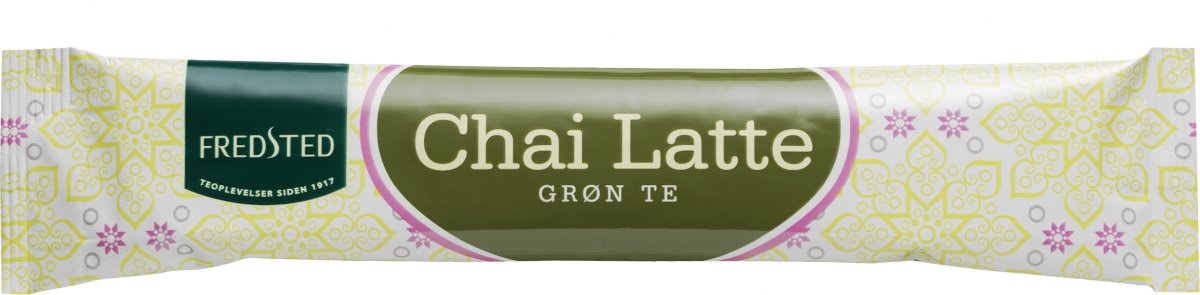 Fredsted Chai Latte grøn instant te, 8 sticks