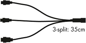 Sirius Tech-Line 3-Vejs Split, 35 cm