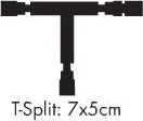 Sirius Tech-Line T-vejs split