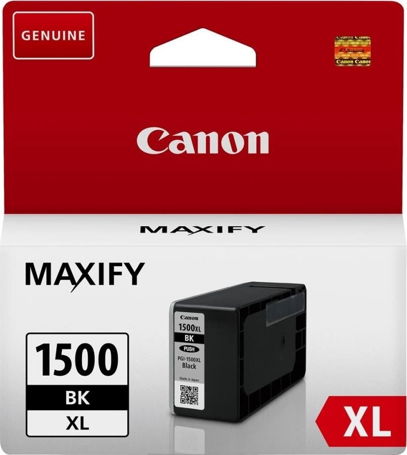 Canon PGI-1500XL, sort, 1200s.
