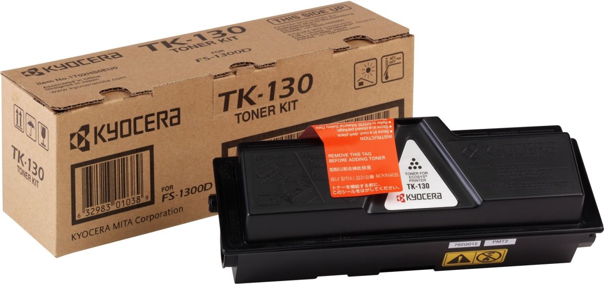 Kyocera TK-130 lasertoner, sort, 7000s
