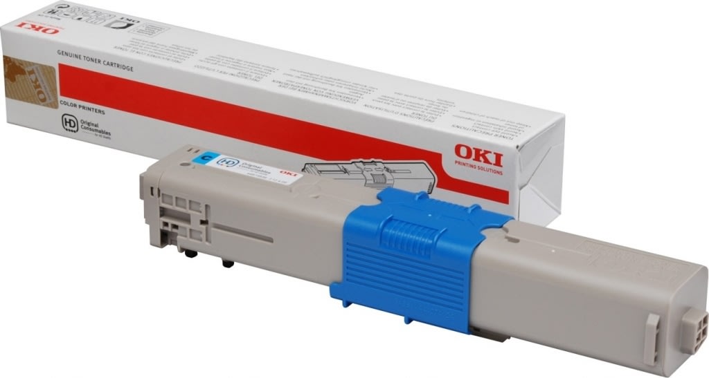 OKI 44469706 lasertoner, cyan, 2000s.
