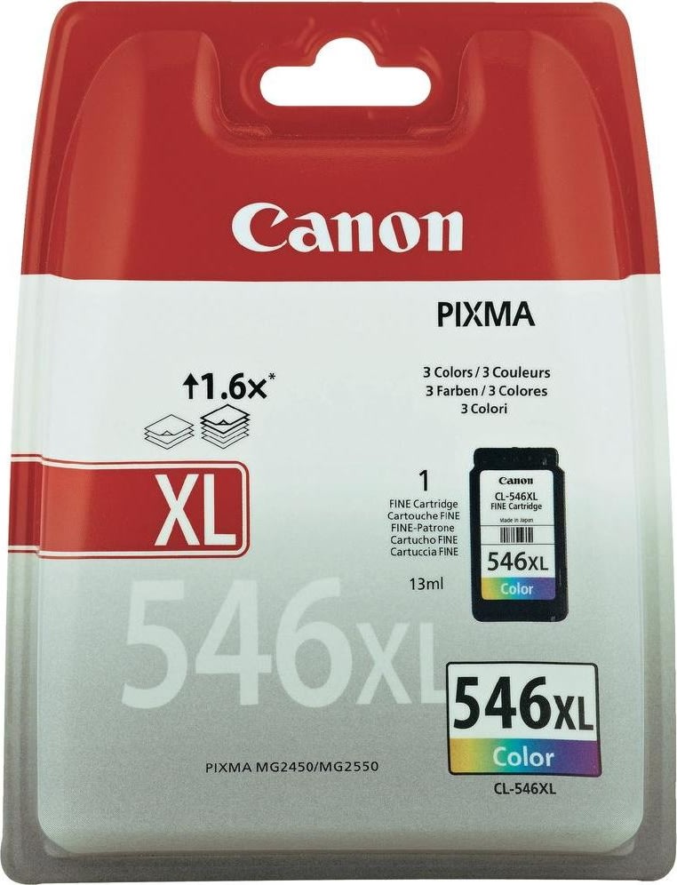 Canon CL-546XL blækpatroner, multi, 400 sider