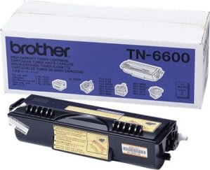 Brother TN6600 lasertoner, sort, 6000s