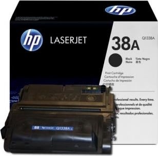 HP nr.38A/Q1338A lasertoner, sort, 12000s