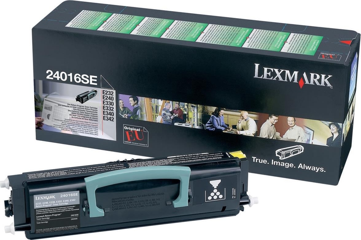 Lexmark 0024016SE lasertoner, sort, 2500s