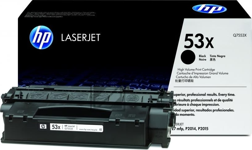 HP nr.53X/Q7553X lasertoner, sort, 7000s