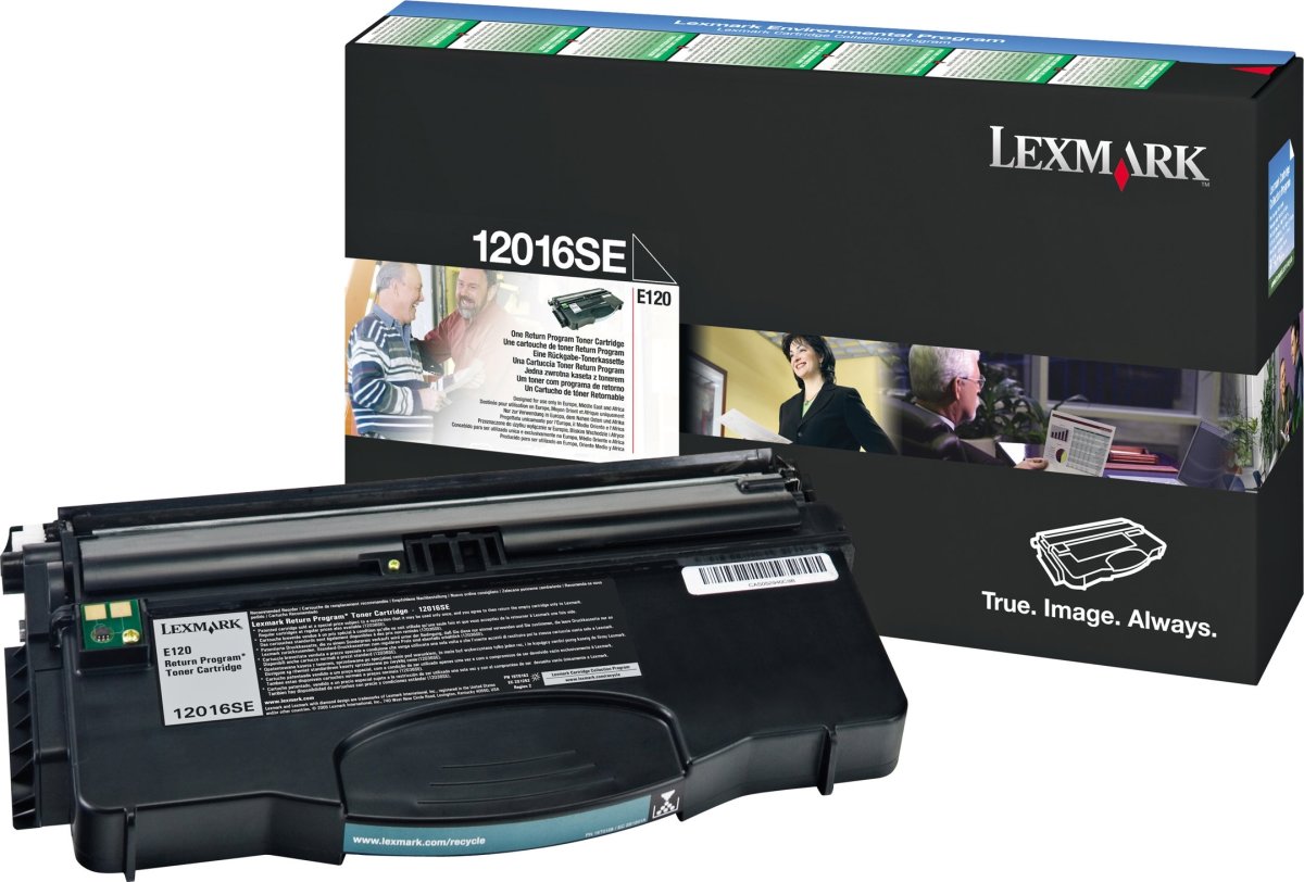 Lexmark 0012016SE lasertoner, sort, 2000s