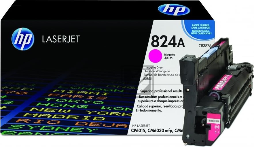 HP CB387A lasertromle, rød, 35000s