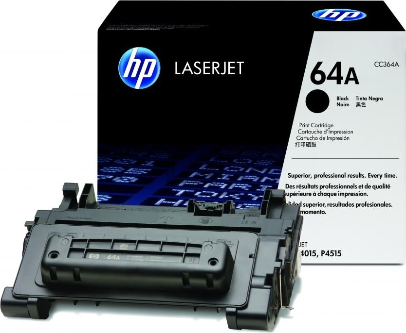 HP nr.64A/CC364A lasertoner, sort, 10000s