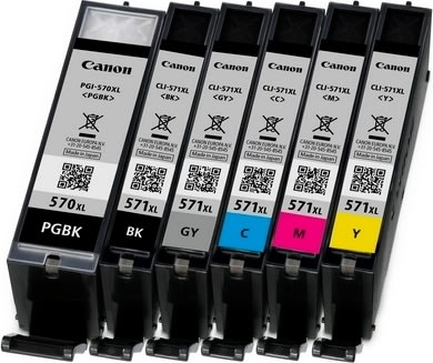 Canon CLI-571BK XL blæk, sort, 11 ml