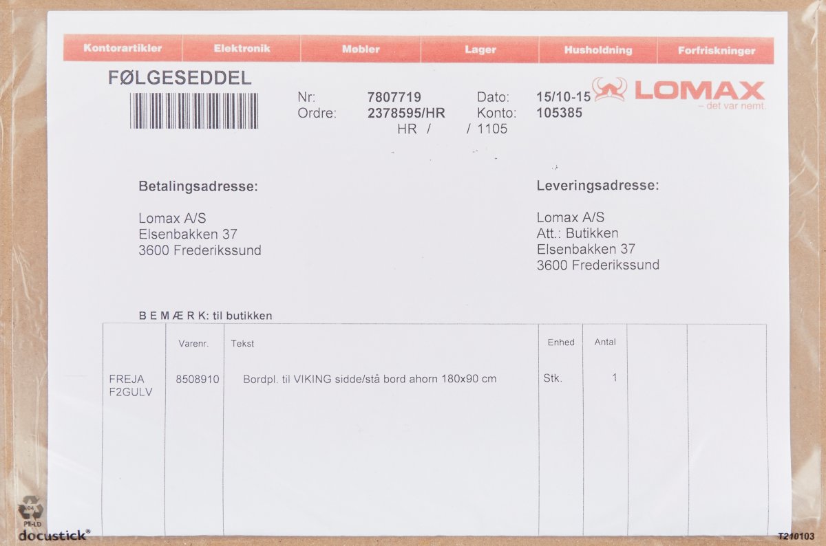 Dokumentlomme, UT, C5, Std, 1000 stk.