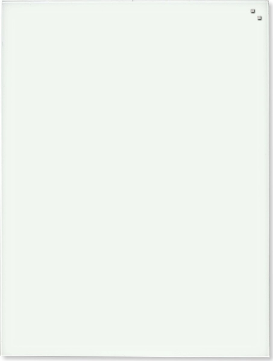 NAGA Glassboard magnetisk glastavle 60x80 cm, hvid
