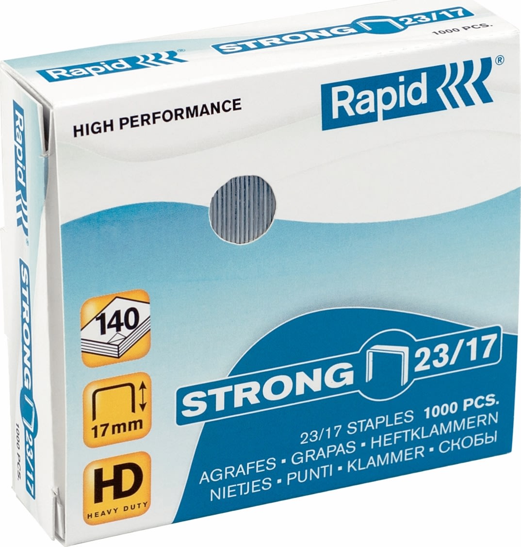 Rapid Strong Hæfteklamme | 23/10 | 1000 stk.