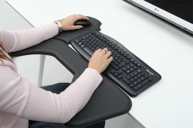 Jobmate underarmstøtte til Advance, sort