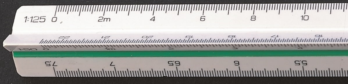 Linex 314 Trekantet målestok | 30 cm