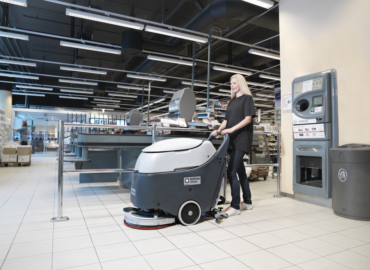 Nilfisk SC450 Gulvvasker komplet