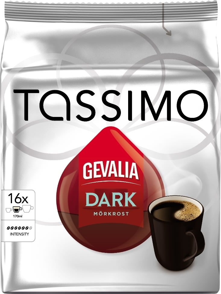 Tassimo Gevalia Dark, 16 stk.
