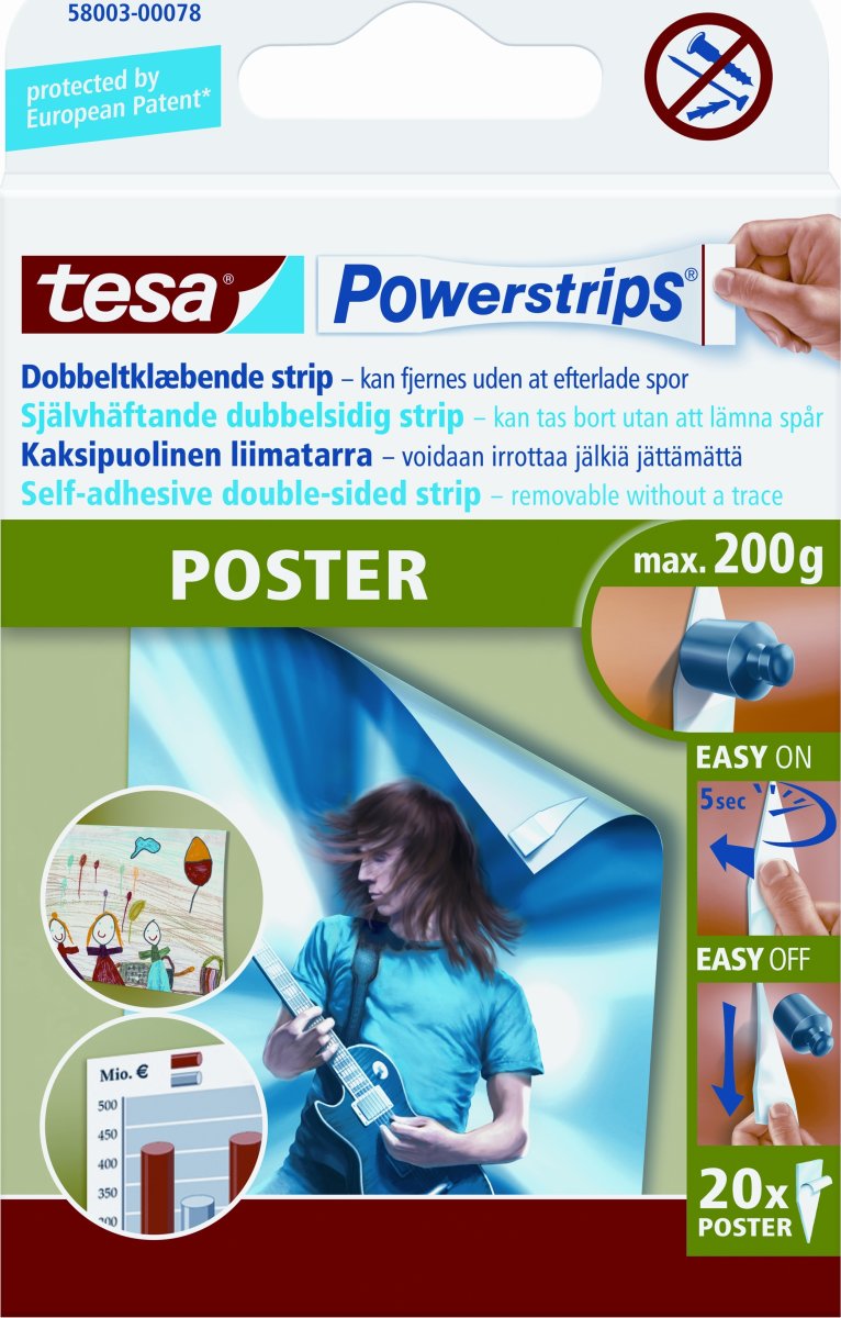 tesa Powerstrips Poster | 20 stk.