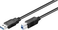 MicroConnect USB kabel 3.0 A-B, 5m, M-M