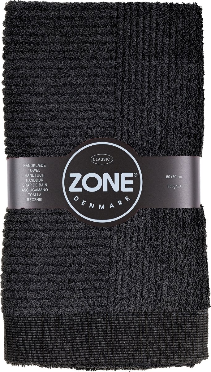 Zone Classic håndklæde 50x70cm, sort