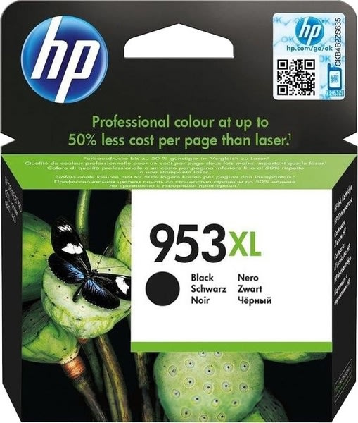 HP no 953XL L0S70AE blækpatron, sort, 2000s.