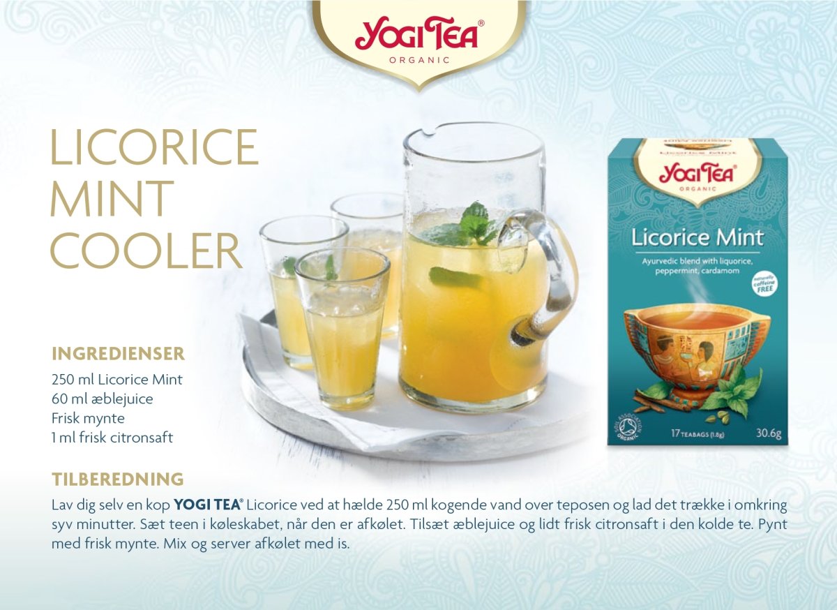 Yogi Tea Licorice Mint te, 17 breve
