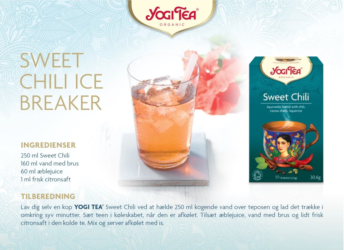 Yogi Tea Sweet Chili te, 17 breve