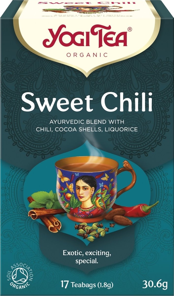 Yogi Tea Sweet Chili te, 17 breve