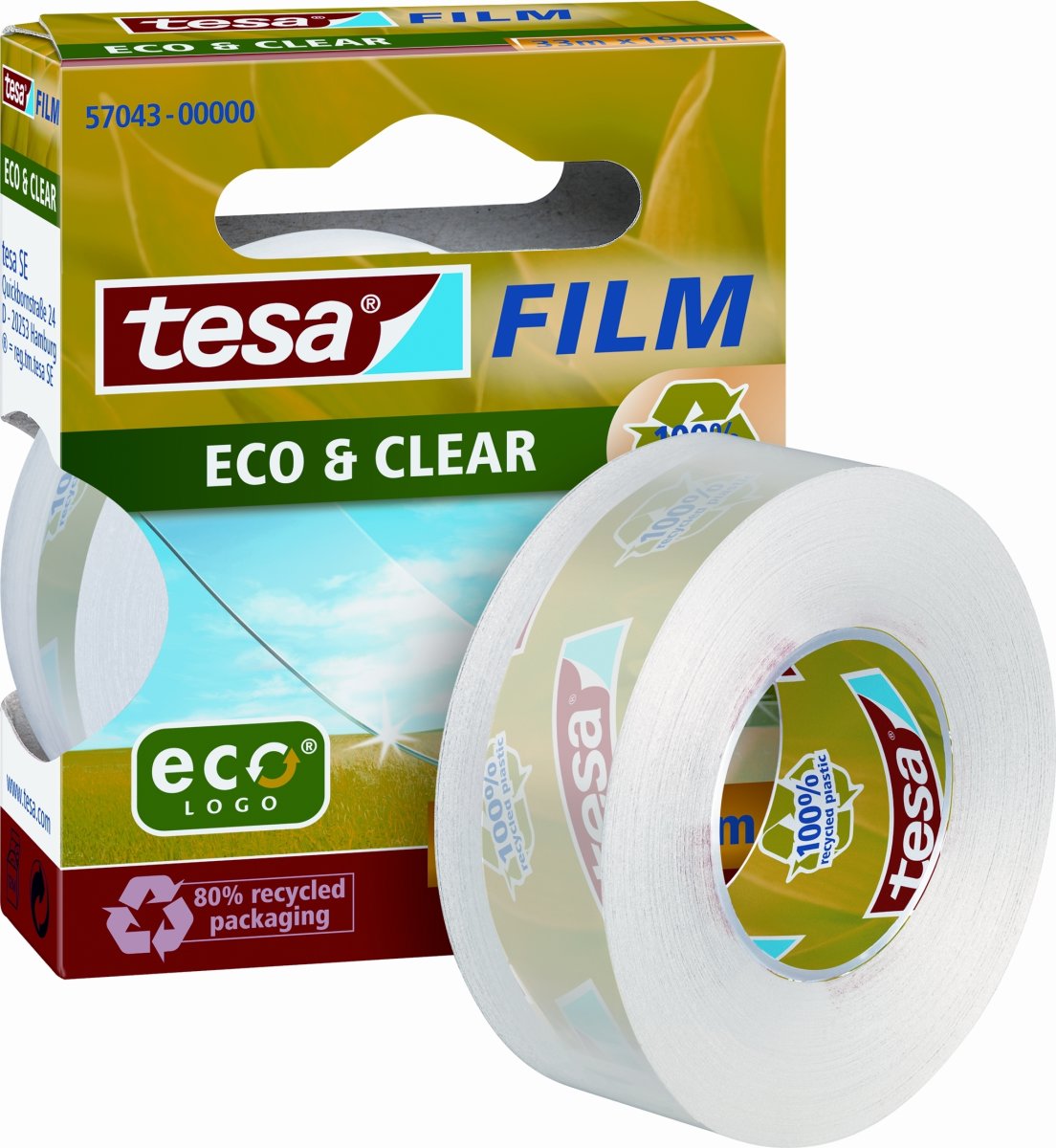 tesa ecoLogo Tape | 19mm x 33m
