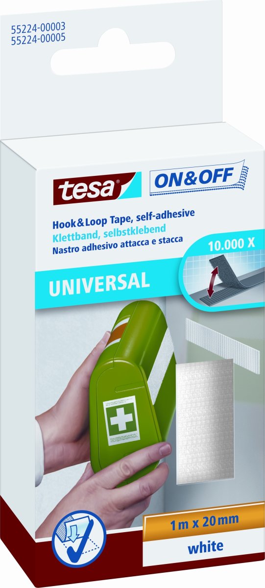 tesa Burretape | 20mm x 1m | Hvid