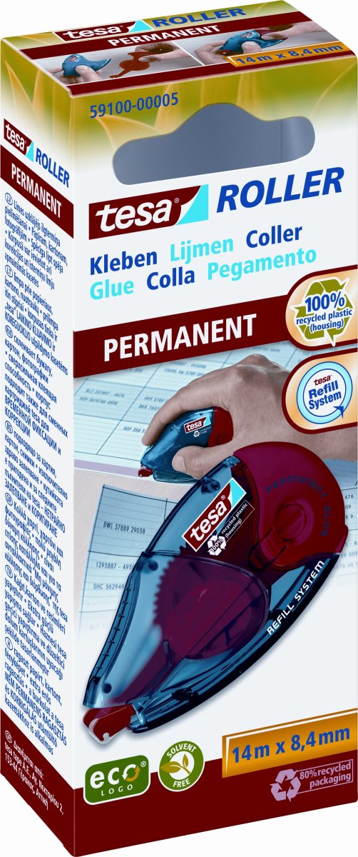 tesa Eco Limroller | Permanent | 8,4 mm