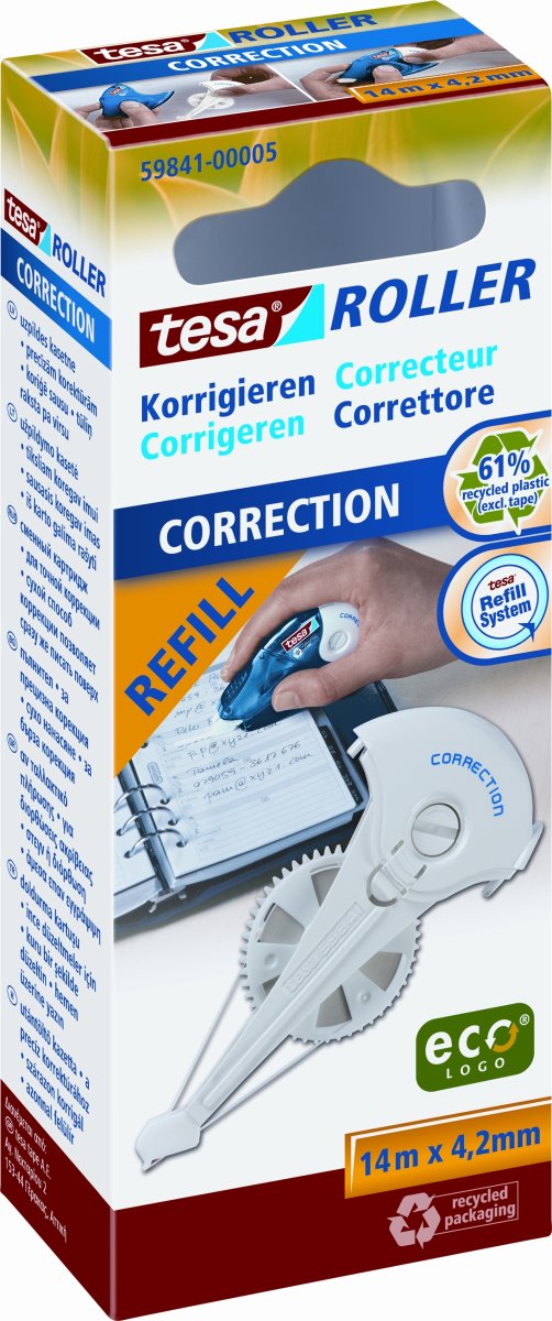 tesa ecoLogo Rettetape refill | 4,2mm