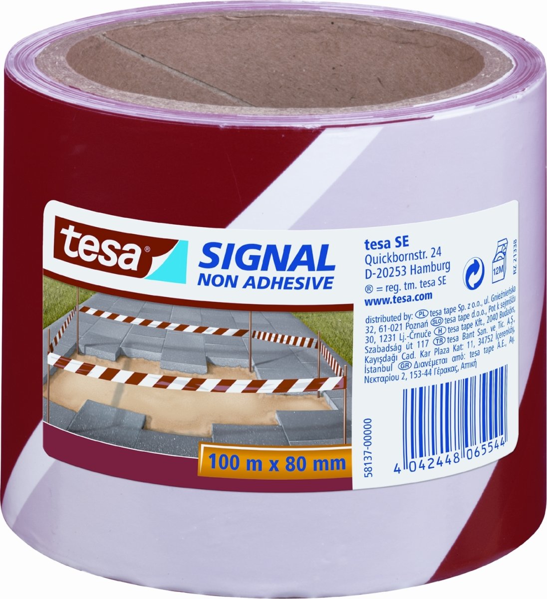 tesa Signal Afspærringsbånd | 80mm x 100m