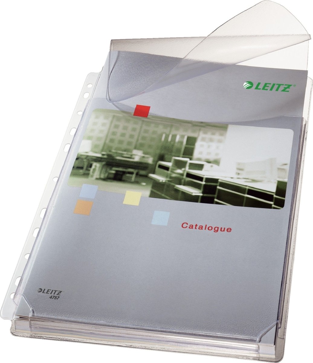 Leitz Plastlomme | A4 | Eksp. m. flap | 5 stk.