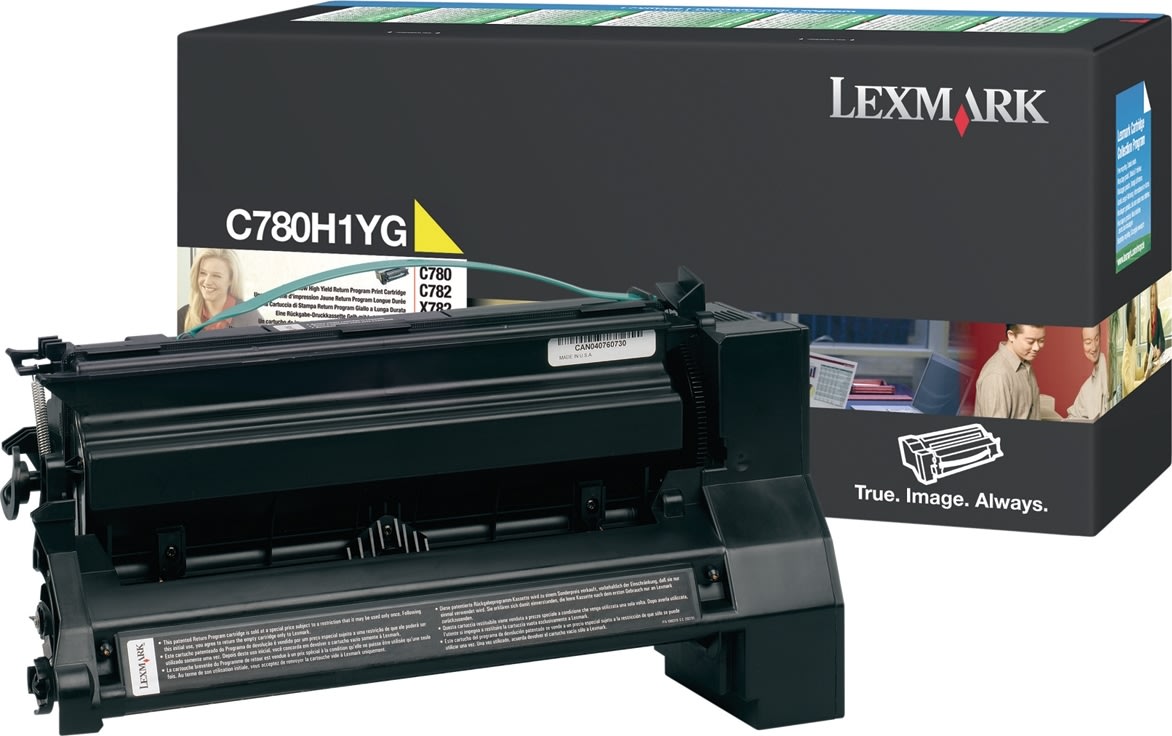 Lexmark C780H1YG lasertoner, gul, 10000s