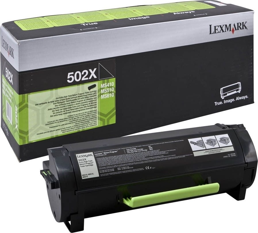 Lexmark 50F2X00 lasertoner, sort, 10000s