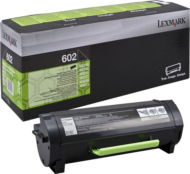 Lexmark 60F2000 lasertoner, sort, 2500s